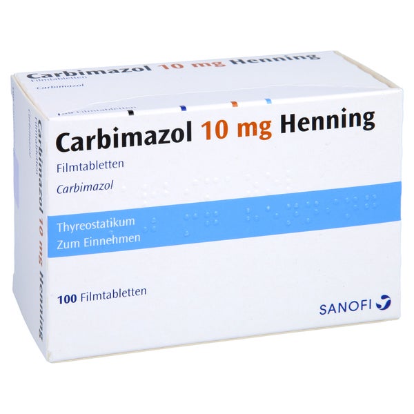 Carbimazol 10 mg Henning Filmtabletten 100 St