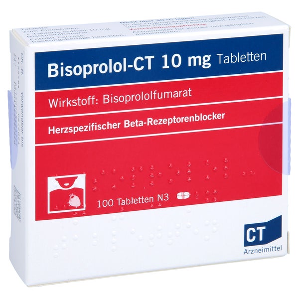Bisoprolol-ct 10 mg Tabletten 100 St