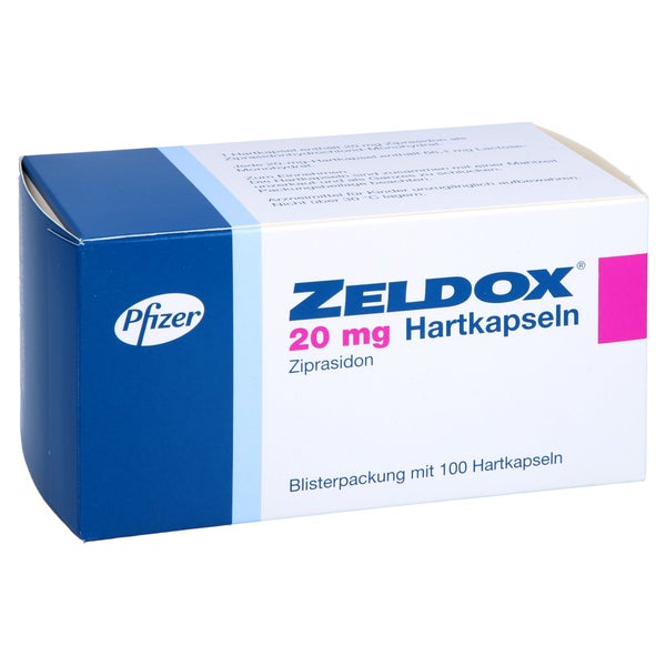 Zeldox 20 mg Hartkapseln 100 St