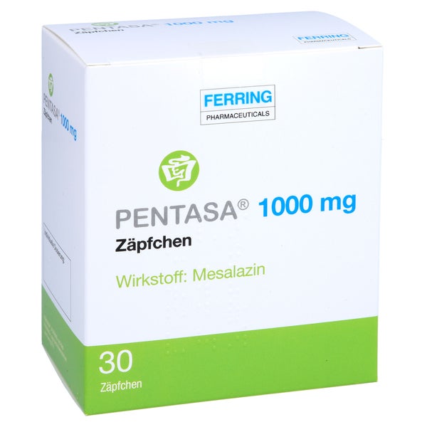 Pentasa 1.000 mg Zäpfchen B 30 St