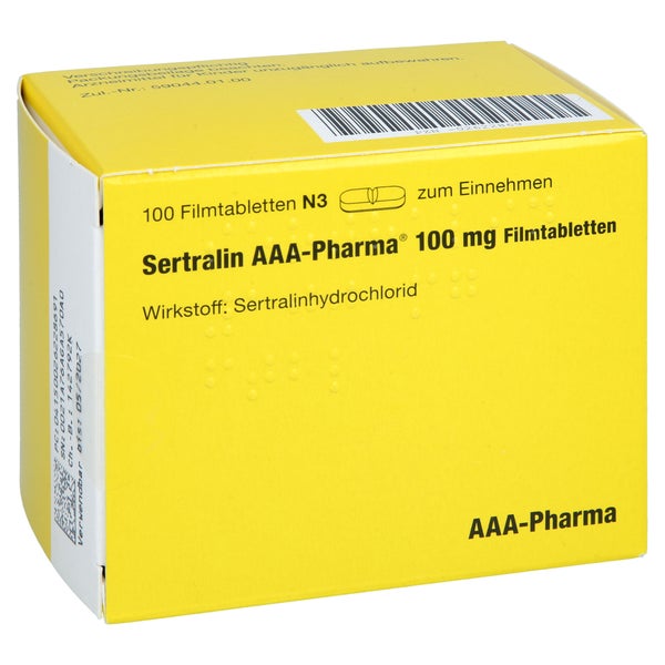 SERTRALIN 100 mg AAA-Pharma Filmtabletten 100 St