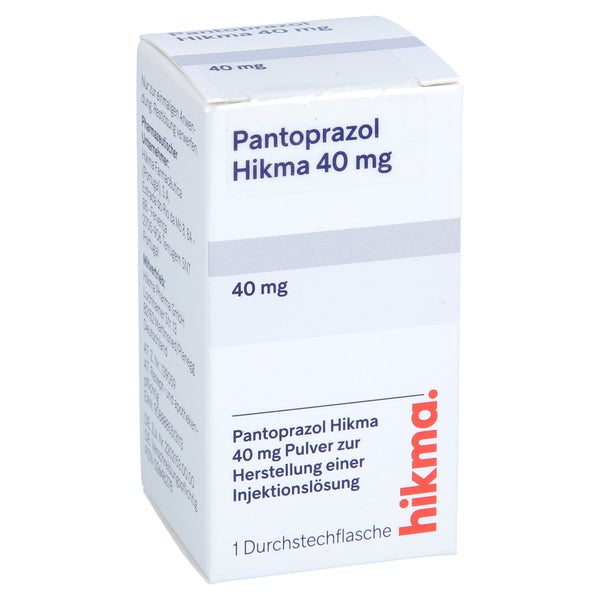 PANTOPRAZOL Hikma 40 mg Pulver z.Herst.e.Inj.-Lsg. 1 St
