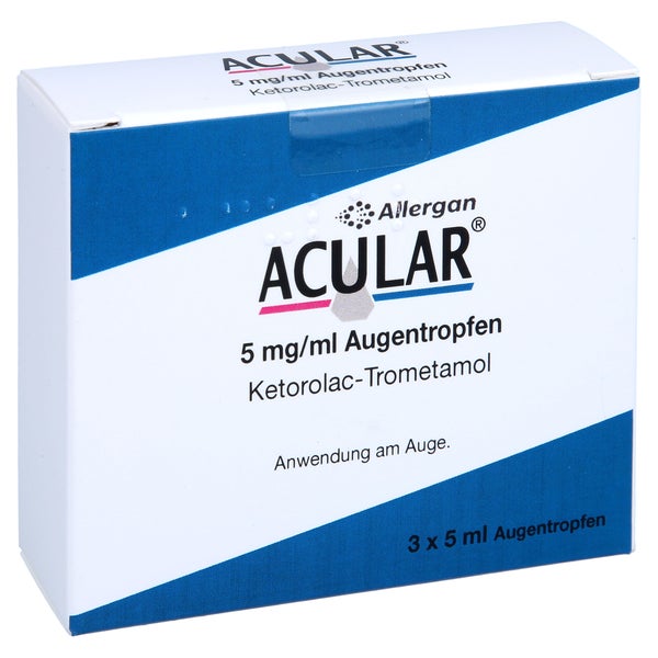 Acular 5 Mg/ml Augentropfen 3X5 ml