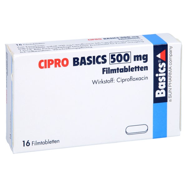 Cipro Basics 500 mg Filmtabletten 16 St