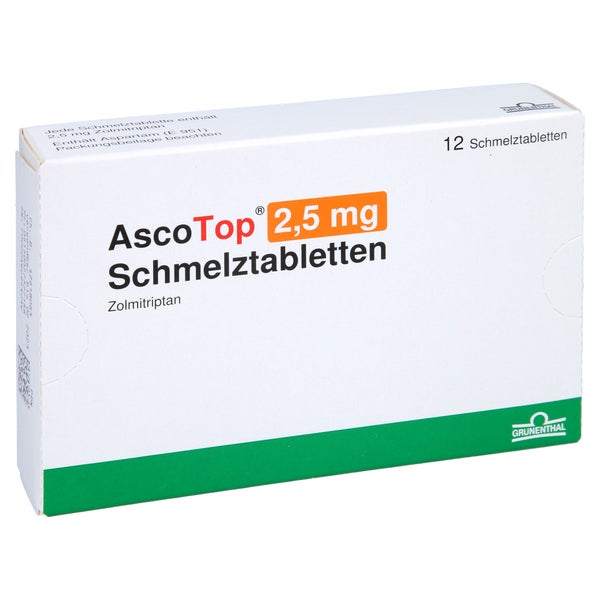Ascotop 2,5 mg Schmelztabletten 12 St