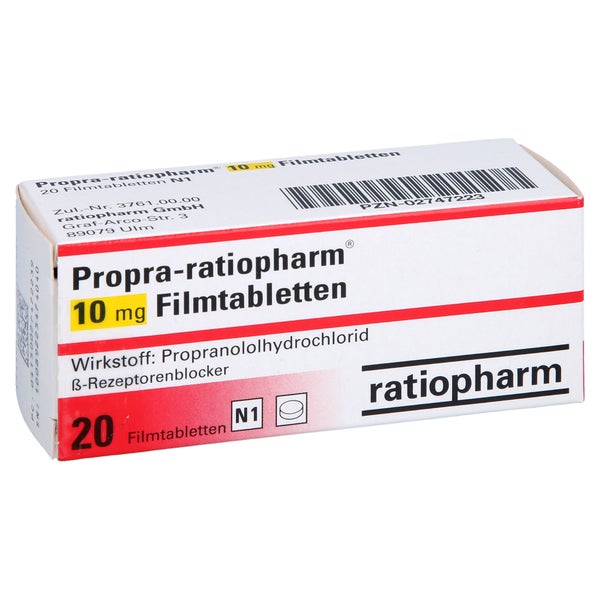 Propra-ratiopharm 10 mg Filmtabletten 20 St
