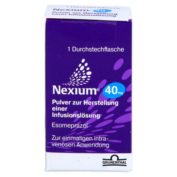 NEXIUM 40 mg Pulver z.Herst.e.Infusionslösung 1 St