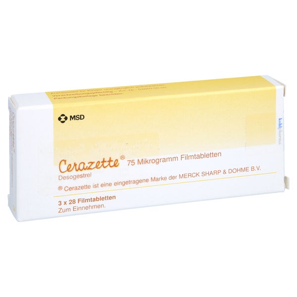 Cerazette Filmtabletten 3X28 St