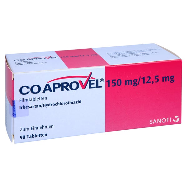 Coaprovel 150 Mg/12,5 mg Filmtabletten 98 St