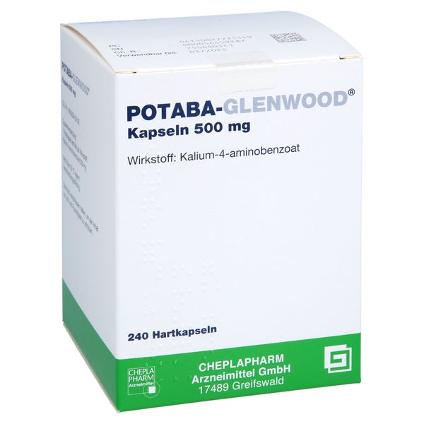 Potaba Glenwood Kapseln 500 mg 240 St