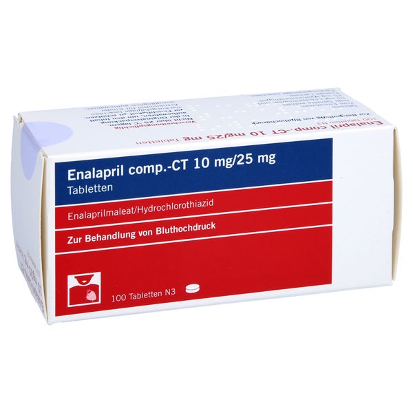 Enalapril Comp-ct 10/25 mg Tabletten 100 St