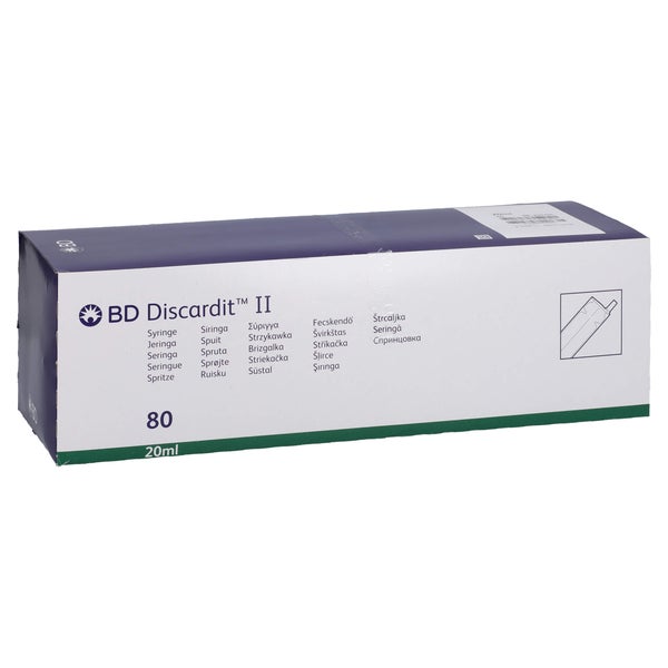 BD Discardit II Spritze 20 ml 80X20 ml