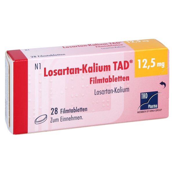 LOSARTAN Kalium TAD 12,5 mg Filmtabletten 28 St