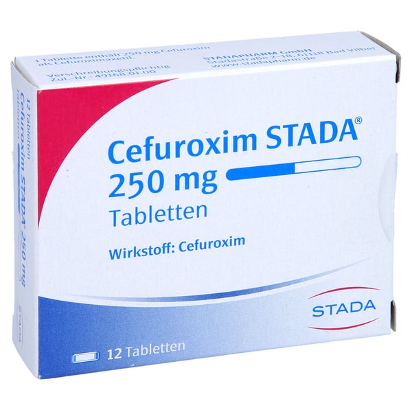 Cefuroxim Stada 250 mg Tabletten 12 St