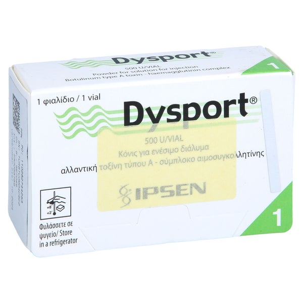 DYSPORT 500 Einheiten Pulver z.Herst.e.Inj.-Lsg. 1 St