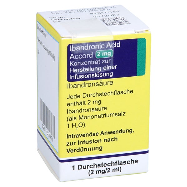IBANDRONIC Acid Accord 2mg/2ml Konz.z.Her.e.Inf.L. 1 St