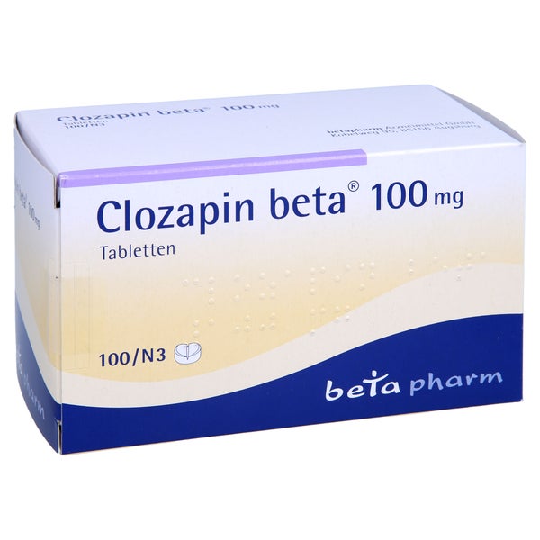 Clozapin beta 100 mg Tabletten 100 St
