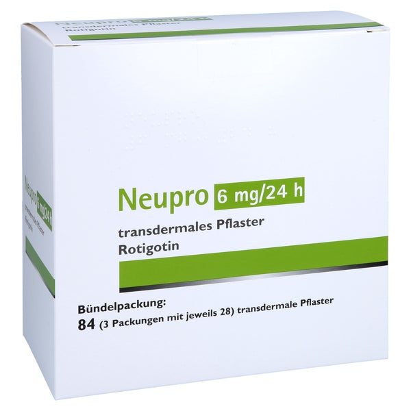 Neupro 6 Mg/24 h transdermale Pflaster 84 St