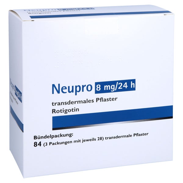 Neupro 8 Mg/24 h transdermale Pflaster 84 St