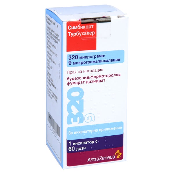 SYMBICORT Turbuhaler 320/9 µg/Dosis 60 ED 1 St