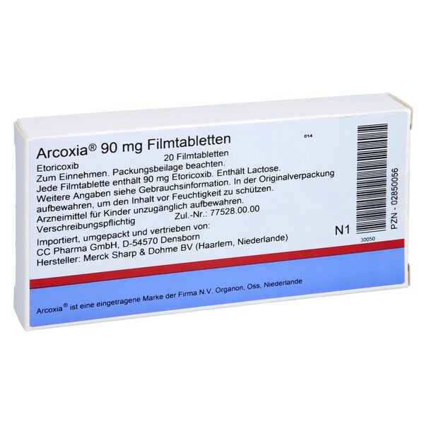 Arcoxia 90 mg Filmtabletten 20 St