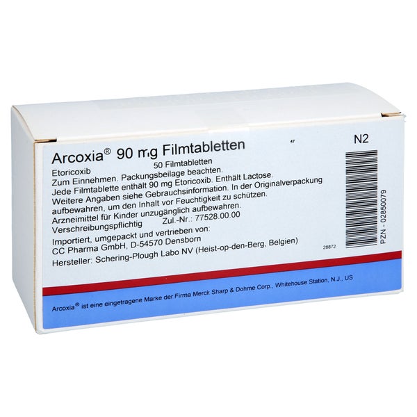 Arcoxia 90 mg Filmtabletten 50 St