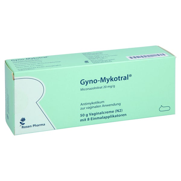 GYNO-MYKOTRAL Vaginalcreme mit 8 Applikatoren 50 g