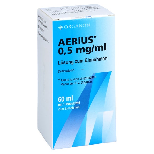 Aerius 0,5 Mg/ml Lösung zum Einnehmen 60 ml