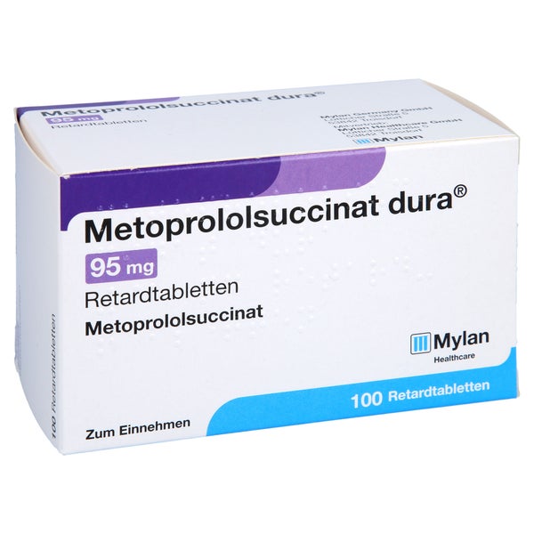 METOPROLOLSUCCINAT dura 95mg Retardtabletten 100 St