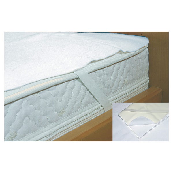 Frottee Spannauflage 90x200cm m.Folie be 1 St