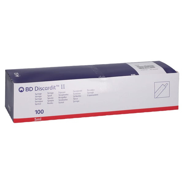 BD Discardit II Spritze 100X5 ml