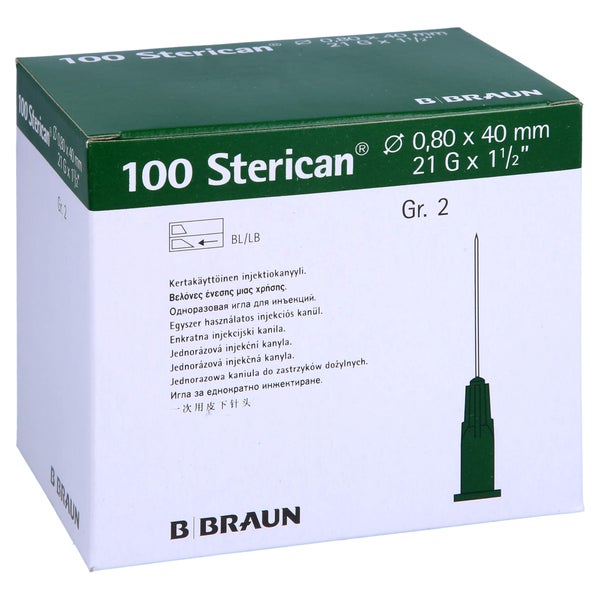 Sterican Kanülen Luer-lok 0,80x40 mm Gr. 100 St