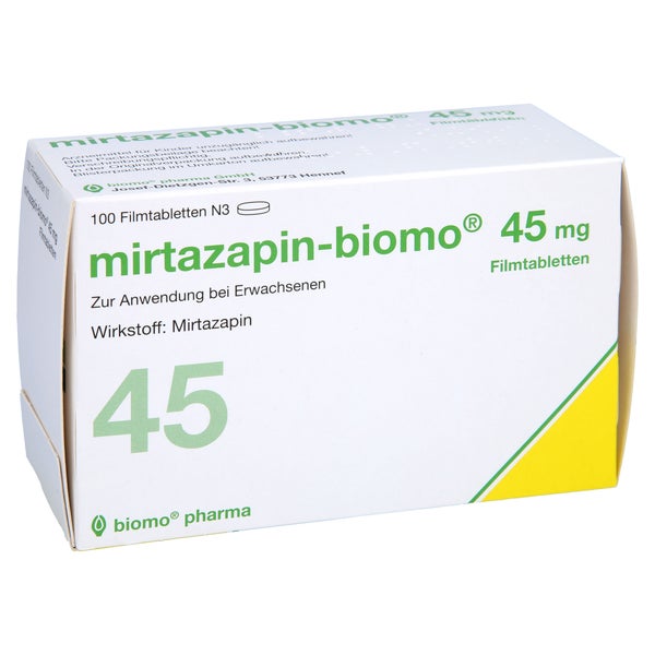 Mirtazapin-biomo 45 mg Filmtabletten 100 St