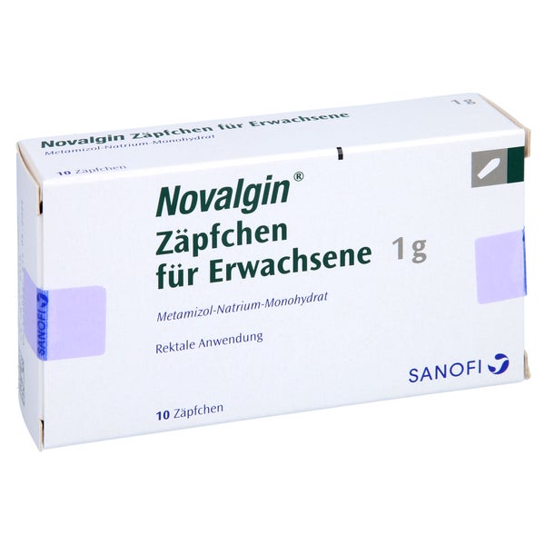 Novalgin Erwachsenensuppositorien 10 St