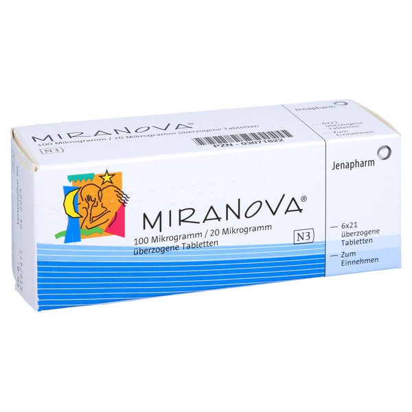 Miranova Überzogene Tabletten 6X21 St
