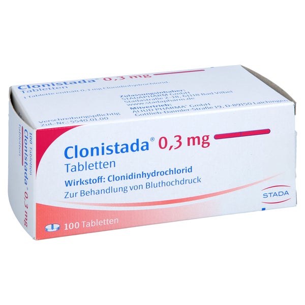 Clonistada 0,3 mg Tabletten 100 St
