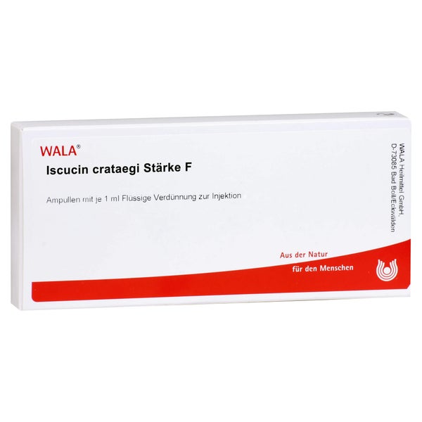 Iscucin Crataegi Stärke F Ampullen 10X1 ml