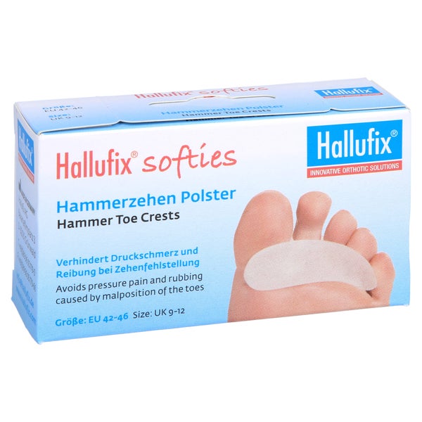 Hallufix Softies Hammerzehenpolster Gr.L 2 St