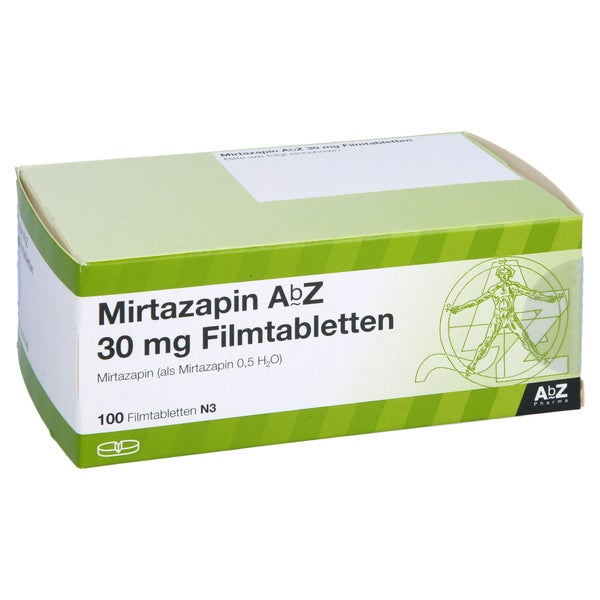 Mirtazapin AbZ 30 mg Filmtabletten 100 St