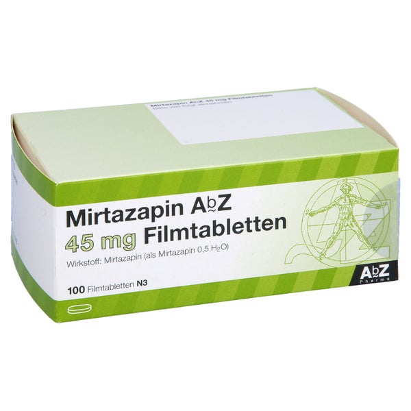 Mirtazapin AbZ 45 mg Filmtabletten 100 St