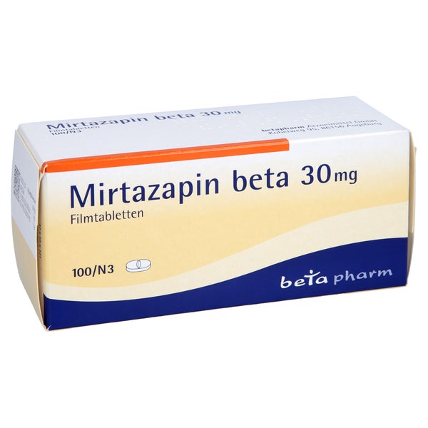 Mirtazapin beta 30 mg Filmtabletten 100 St