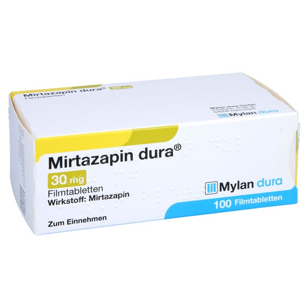 Mirtazapin dura 30 mg Filmtabletten 100 St