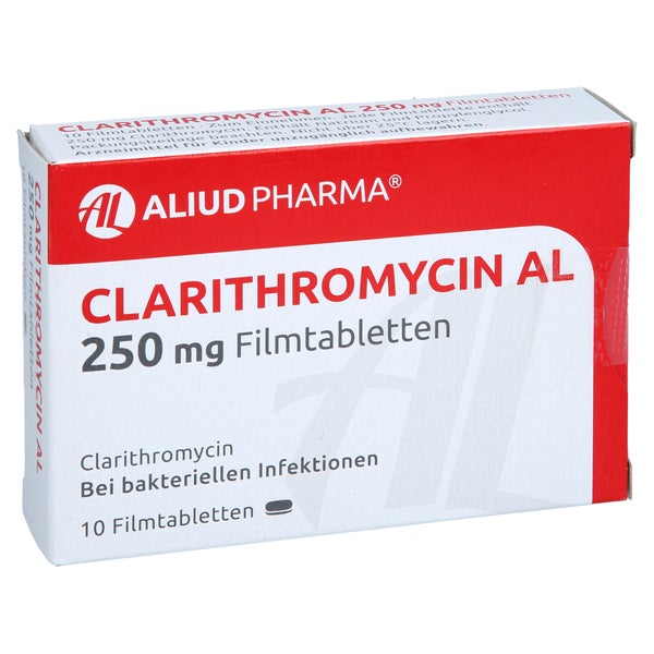 Clarithromycin AL 250 mg Filmtabletten 10 St