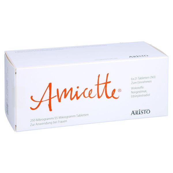 AMICETTE 250 Mikrogramm/35 Mikrogramm Tabletten 6X21 St