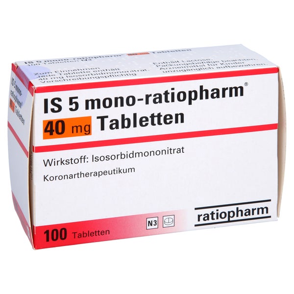 IS 5 Mono-ratiopharm 40 mg Tabletten 100 St