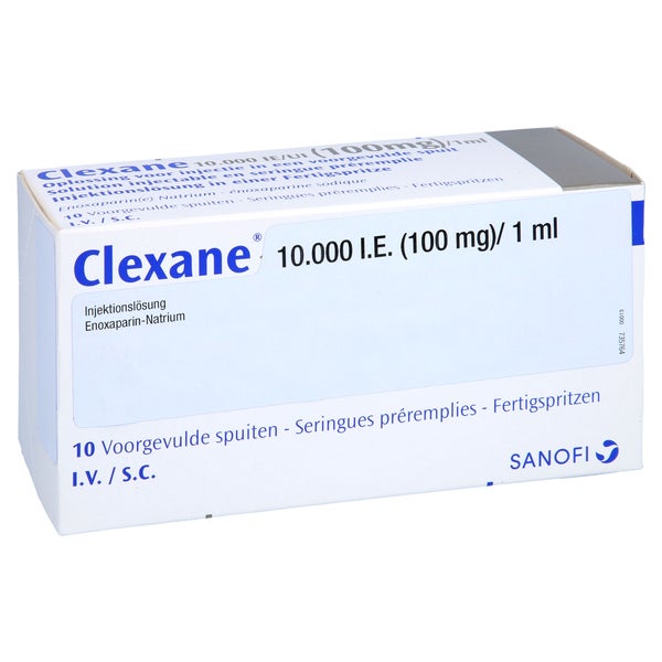 CLEXANE 10.000 I.E. 100mg/ml Inj.-Lsg.i.e.F.-Sp. 10 St