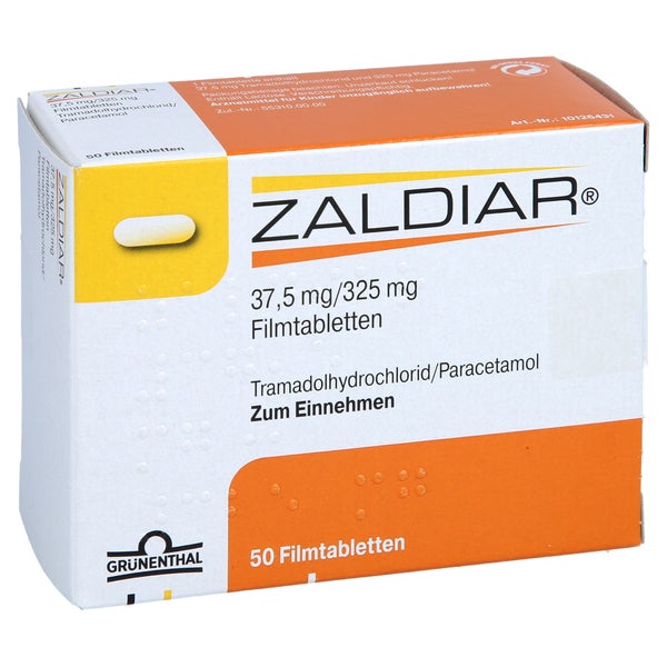 Zaldiar 37,5 Mg/325 mg Filmtabletten 50 St