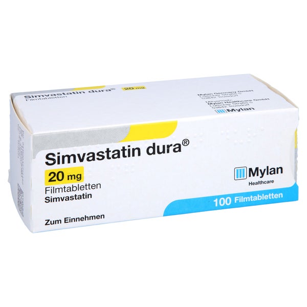 Simvastatin dura 20 mg Filmtabletten 100 St