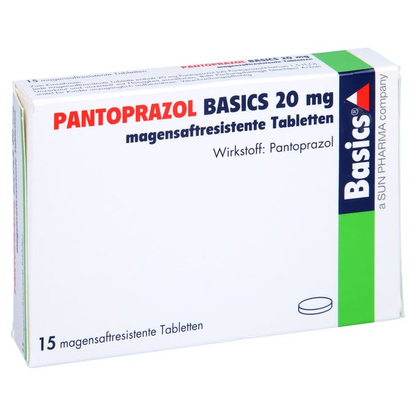 PANTOPRAZOL BASICS 20 mg magensaftres.Tabletten 15 St