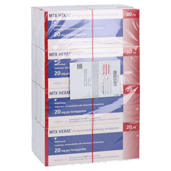 MTX HEXAL 20 mg (20 mg/ml) Inj.-Lsg.i.e.F.-Sp. 12 St